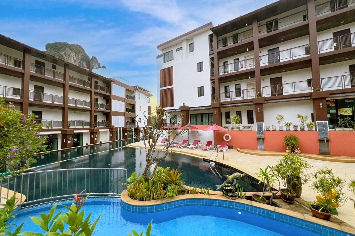 1-bedroom condo with mountain view in prime location near Ao Nang Beach, Krabi