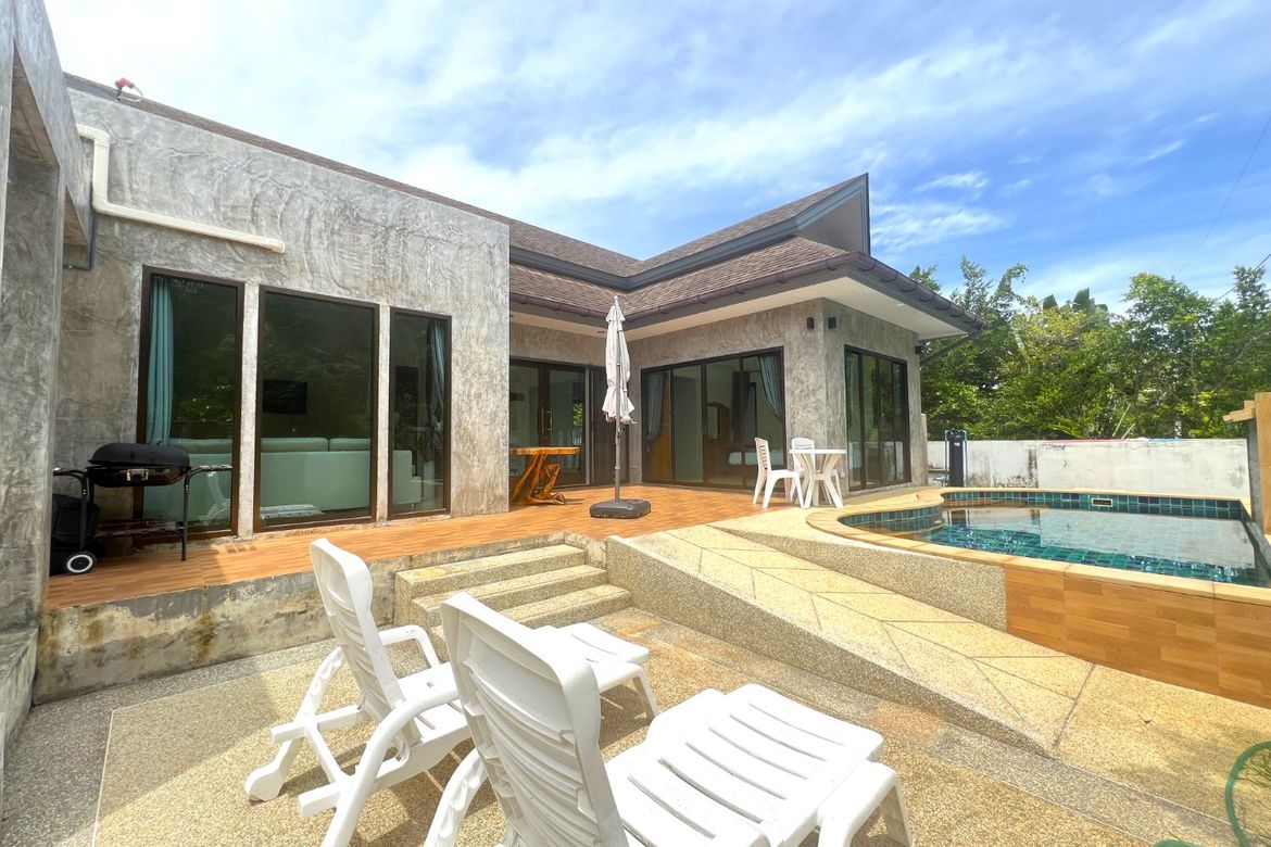 2 bedroom house with private pool & waterfall curtain for Sale in Aonang, Krabi