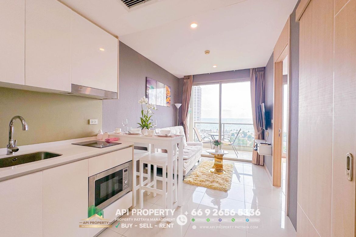 The Riviera Jomtien 1 Bedroom 35 sqm. For Sale and Rent 17 floor
