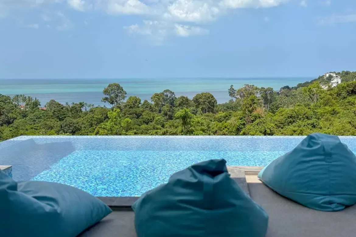 Tranquil 3-Bedroom Oceanview Escape in Chaweng Noi
