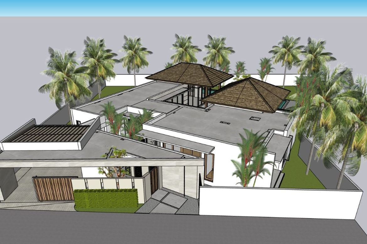 Pre-sale of a luxurious pool villa 3 bedrooms 3 bathrooms mountain views in Ao Nang