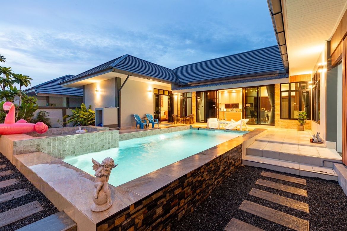 3-Bedroom, 3-Bathroom Tropical Pool Villa in Ao Nang, Krabi